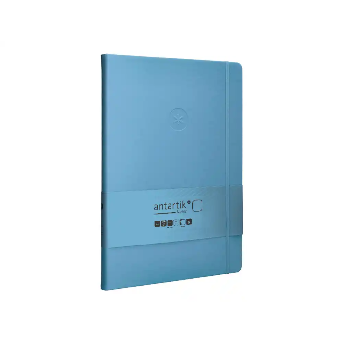 Antartik Cuaderno A4 Tapa Dura Azul Claro 100 Hojas Lisas 80gr FSC Colección Antartik Notes 4