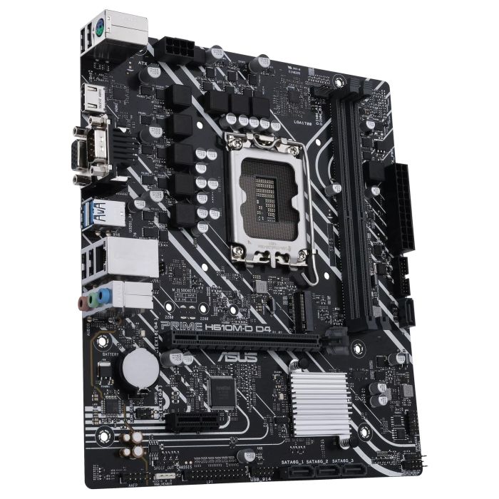ASUS 90MB1A00-M0EAY0 Placa Base H610M-D D4 para Intel 1700, 2x DDR4, HDMI, M.2, PCIe 3.0, 4x SATA3, USB3.2 MATX 3