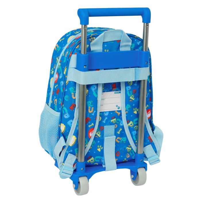 Mochila Escolar con Ruedas The Paw Patrol Pups rule Azul 26 x 34 x 11 cm 1