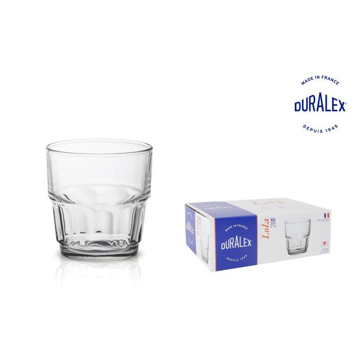 Set de 6 Vasos Transparentes Lola 20 cl - Duralex (12 Cajas) Set de 6 Vasos Transparentes Lola 20 cl - Duralex (12 Cajas)