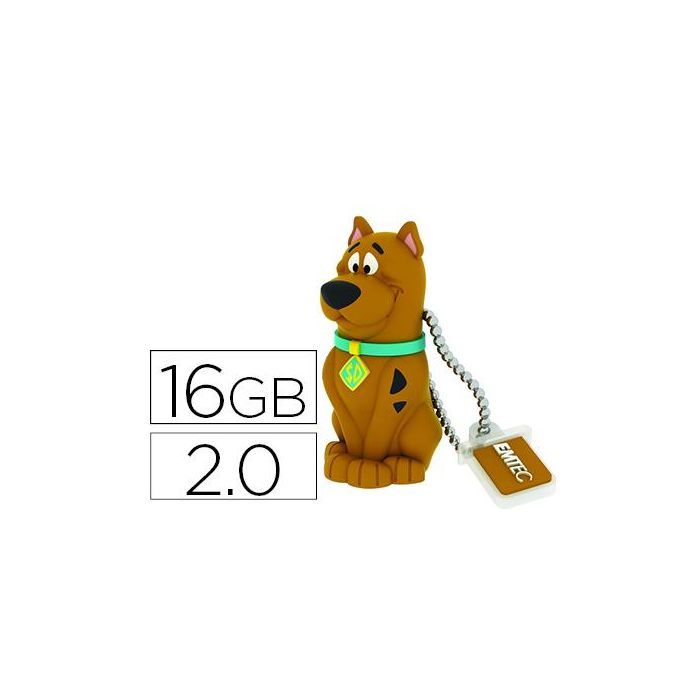 Memoria Usb Emtec Flash 16 grb 2.0 Scooby Doo