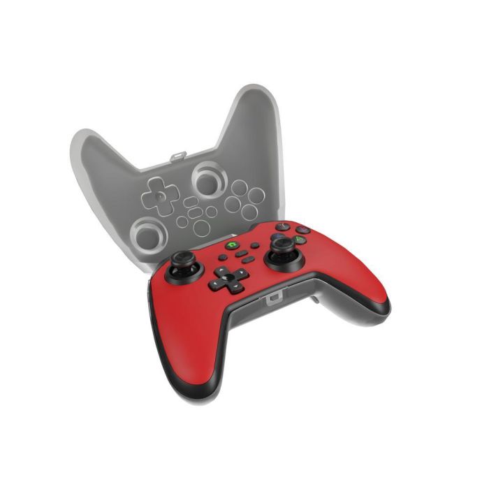 GENESIS Mangan 400 Gamepad Inalámbrico Bluetooth Rojo para Android, Mac, Nintendo Switch, PC, iOS Analógico/Digital con Vibración y 15h Autonomía 8