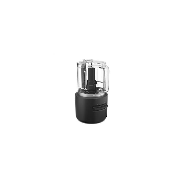 Kitchenaid Picadora Inalámbrica 12V, 1.18L, Acero Inoxidable, Sin Batería, Color Negro Mate Kitchenaid Picadora Inalámbrica 12V, 1.18L, Acero Inoxidable, Sin Batería, Color Negro Mate