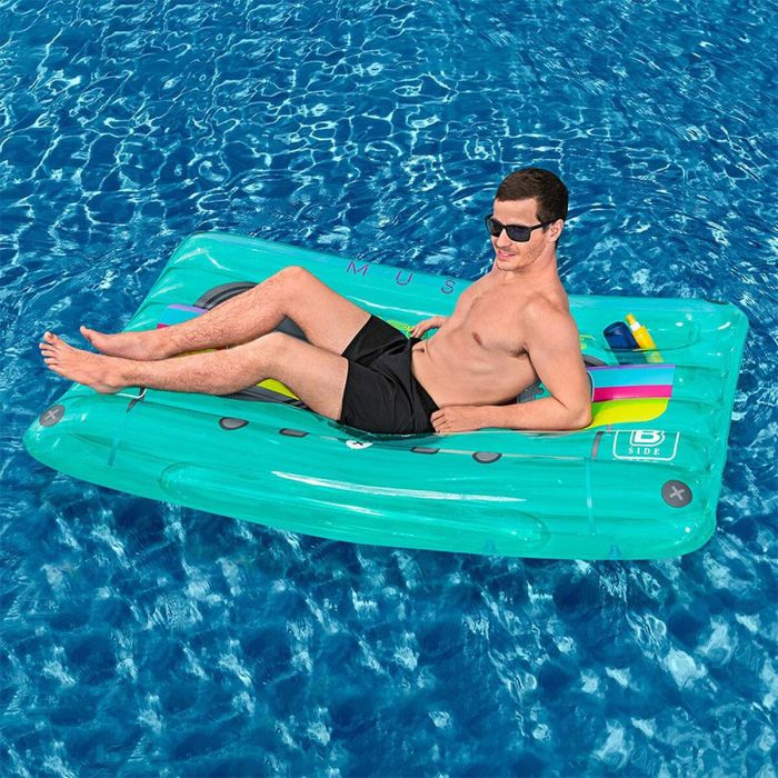 Bestway Colchoneta Hinchable Retro Cassette 174x117 cm Playa y Piscina 43649 14 Bestway Colchoneta Hinchable Retro Cassette 174x117 cm Playa y Piscina 43649 14