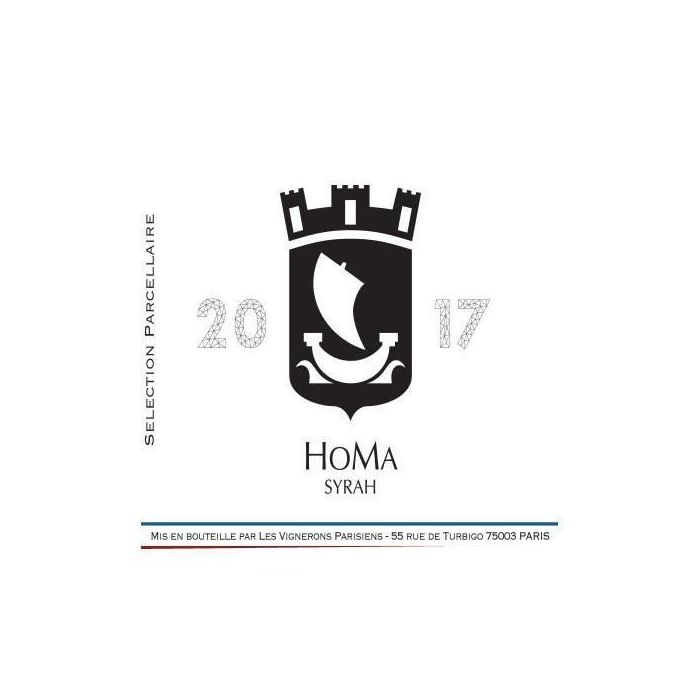 Les Vignerons Parisiens Homa Syrah - Vino tinto de Francia - Ecológico 1