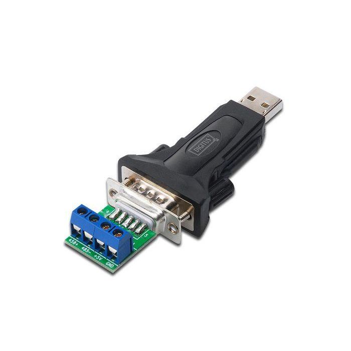 Digitus USB 2.0 to serial Converter, RS485 incl. USB A Cable 80cm USB A M / USB A F 2 Digitus USB 2.0 to serial Converter, RS485 incl. USB A Cable 80cm USB A M / USB A F 2