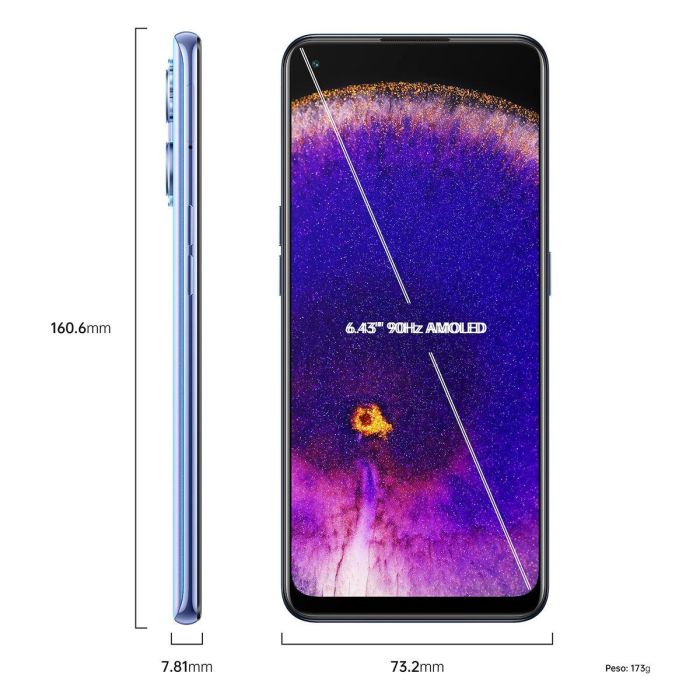 Smartphone Oppo Find X5 Lite 6,43" 8 GB RAM 8 GB Azul 1