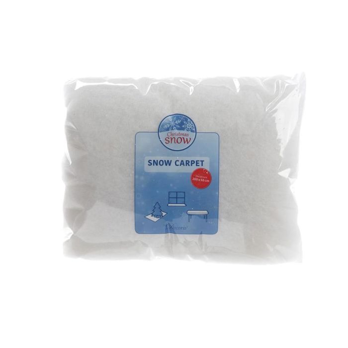 Alfombra de nieve 100% polyester 200x50cm Alfombra de nieve 100% polyester 200x50cm
