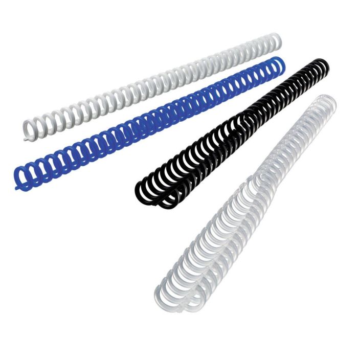 Canutillo para encuadernar GBC ClickBind Blanco Transparente 12 mm (50 Unidades) 4 Canutillo para encuadernar GBC ClickBind Blanco Transparente 12 mm (50 Unidades) 4