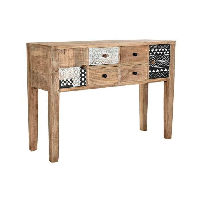 DKD Home Decor Consola Mueble de Estilo Colonial de Madera de Mango con 121 cm de ancho, 40 cm de profundidad y 86 cm de alto. DKD Home Decor Consola Mueble de Estilo Colonial de Madera de Mango con 121 cm de ancho, 40 cm de profundidad y 86 cm de alto.