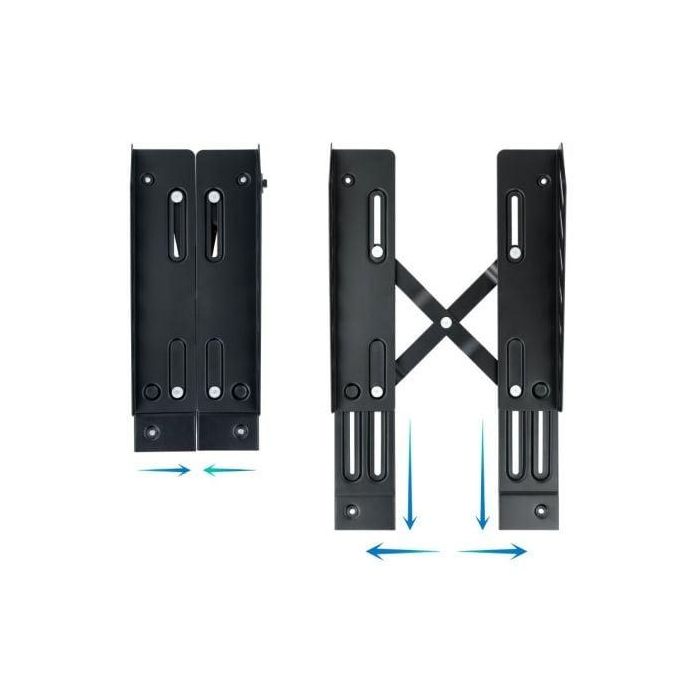TOOQ SOPORTE METALICO PARA CPU DE SUELO CON RUEDAS BAJO 2 TOOQ SOPORTE METALICO PARA CPU DE SUELO CON RUEDAS BAJO 2