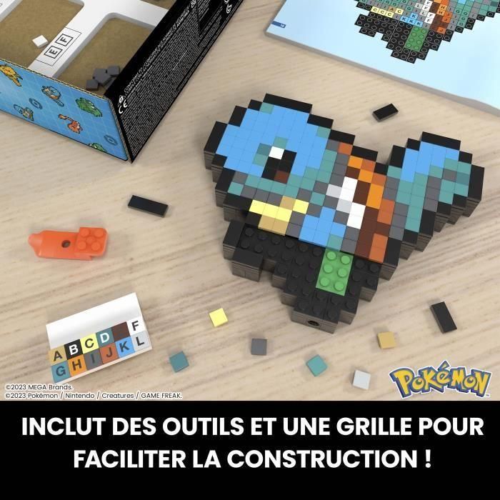 Mega Construx Pokemon Pixel Art Squirtle Hth69 Mattel 4 Mega Construx Pokemon Pixel Art Squirtle Hth69 Mattel 4