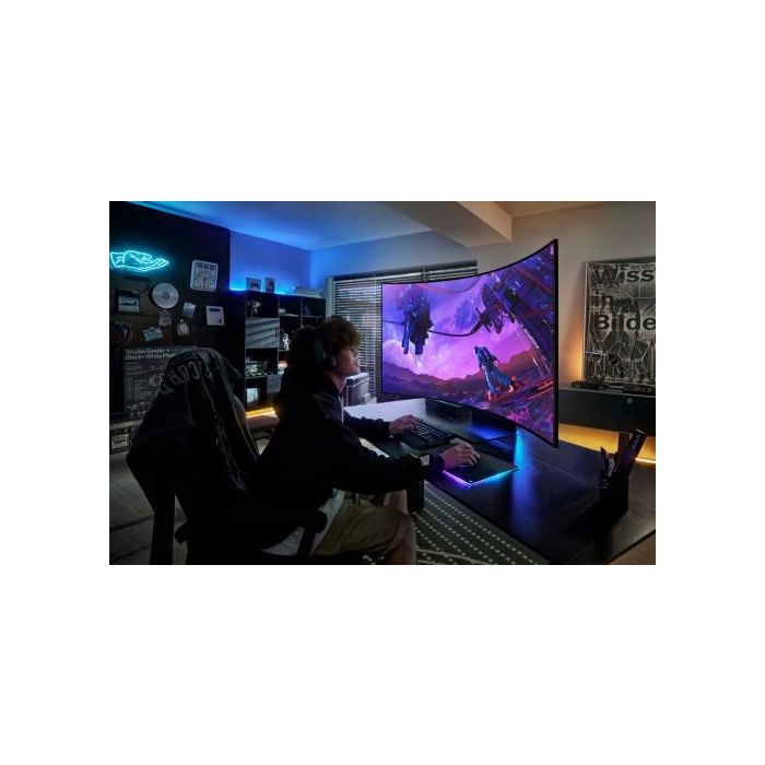 Samsung S55CG970NU Monitor Gaming Curvo Odyssey Ark 55" 4K UHD 165Hz 1ms Smart TV Modo Cabina 9