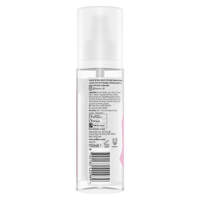 Impulse Self Love Rose Quartz Bruma Perfumada Corporal 150 mL 1 Impulse Self Love Rose Quartz Bruma Perfumada Corporal 150 mL 1