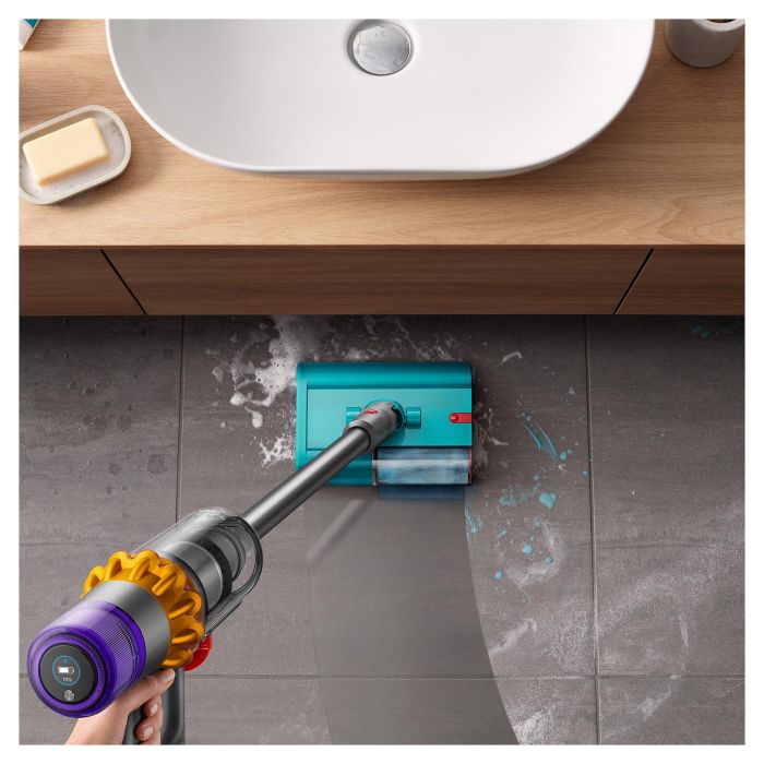 Dyson V15s Detect Submarine Aspiradora Escoba 2 en 1 Seca y Húmeda para Alfombra, Suelo Duro, Vinilo y Madera