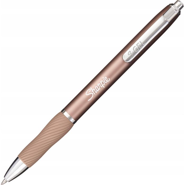 Sharpie Gelschreiber S-Gel 0.7mm 2er Set+2Minen Schwrz Metal Blister 1