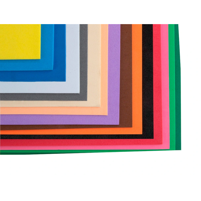 Liderpapel Goma eva 50x70cm 1.5mm 60g/m² amarillo para manualidades 5