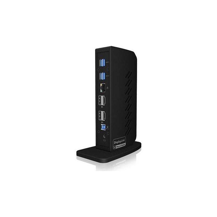 ICY BOX IB-DK2252AC Docking Station Notebook USB-C, 6x USB 3.2, 2x HDMI, Ethernet, 4K Ultra HD Negro 5