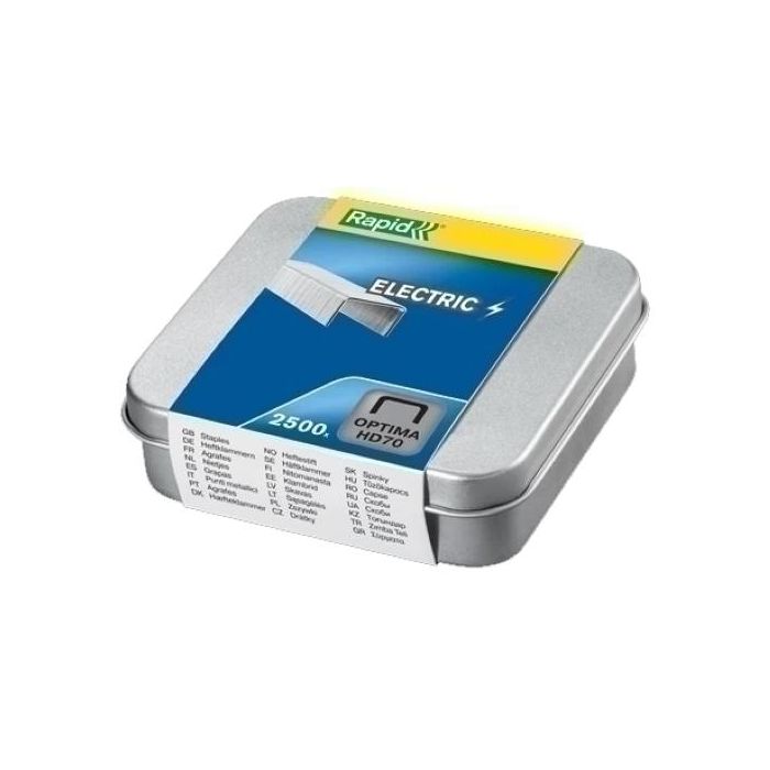 Grapas Rapid Optima Hd70 Caja Metal. De 2500