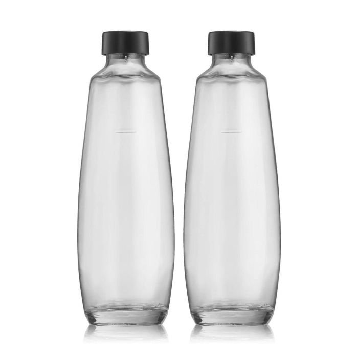 SODASTREAM DUOBICB - Máquina DUO blanca Pack 4 botellas (2 decantadores DUO + 2 Fusible LV) + 1 cilindro de intercambio CQC 3