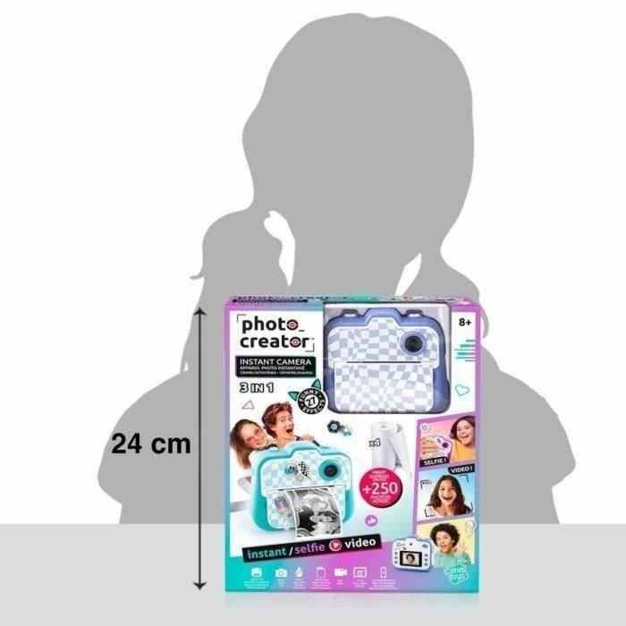 Canal Toys CLK 057/CTCLK057 - Cámara instantánea Creator para niños, impresión instantánea, color azul 1 Canal Toys CLK 057/CTCLK057 - Cámara instantánea Creator para niños, impresión instantánea, color azul 1
