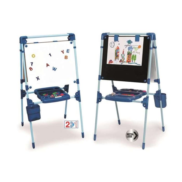 Pizarra 2 en 1 magnetica y para tizas 63x60x120 cm incluye 64 piezas 5 Pizarra 2 en 1 magnetica y para tizas 63x60x120 cm incluye 64 piezas 5