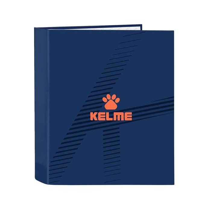 Carpeta de anillas Kelme Navy blue Naranja Azul marino A4 (27 x 33 x 6 cm)