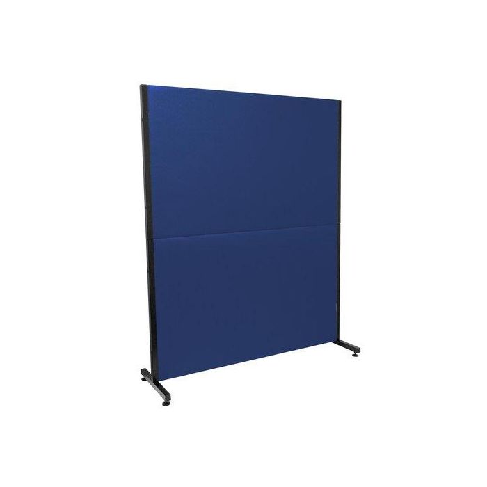 Biombo Piqueras Y Crespo Valdeganga Desmontable Tapizado Bali Azul Marino