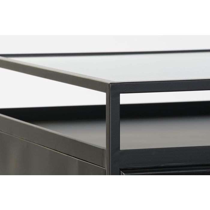 Mesa Centro Loft DKD Home Decor Negro 60 x 40 x 120 cm 2