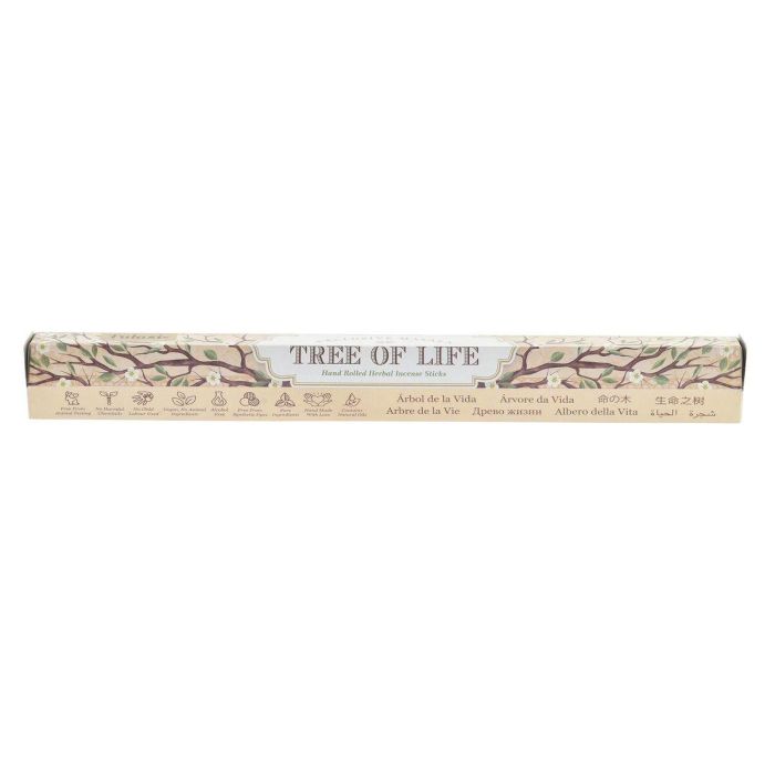 Incienso DKD Home Decor Tree Of Life Marrón claro (25 x 8,5 x 6 cm) (15 pcs)