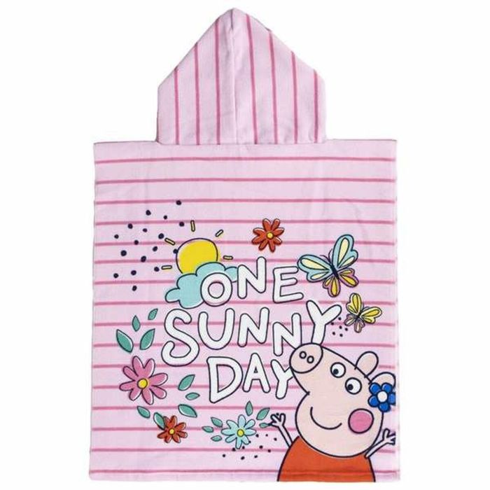Poncho-Toalla con Capucha Peppa Pig Rosa 50 x 115 cm 0 Poncho-Toalla con Capucha Peppa Pig Rosa 50 x 115 cm 0