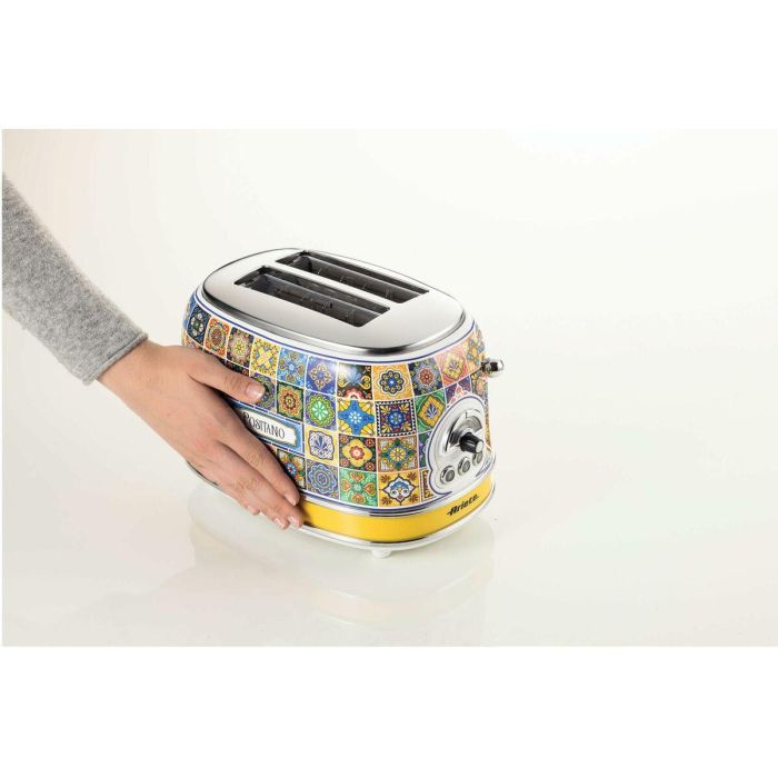 Ariete Tostador 2 Ranuras Positano - 6 Niveles de Tueste, Función Descongelar y Recalentar, Bandeja Recogemigas Extraíble 4