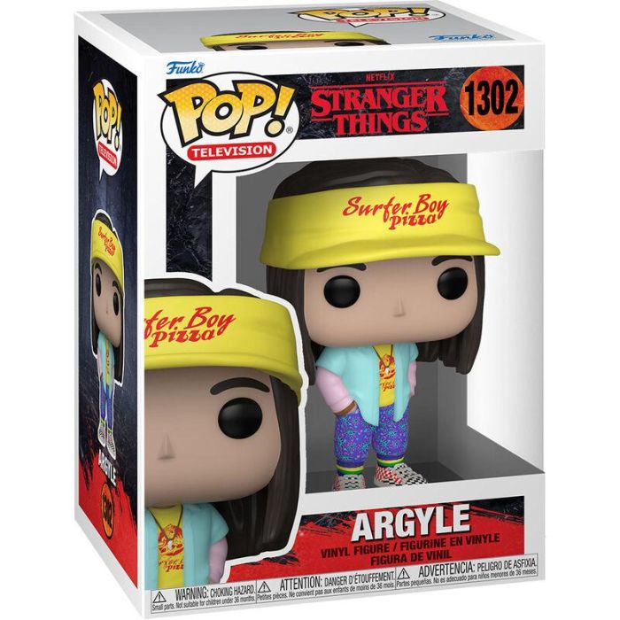 Funko Figura POP Stranger Things Argyle Vinilo 9cm Caja Regalo