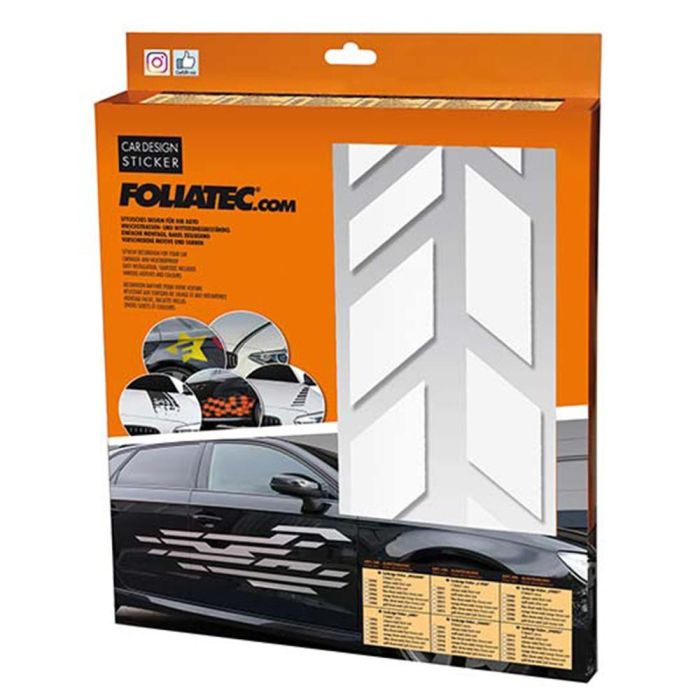 Foliatec FO33941 Pegatina para Coche Diseño Sombras Blanco 0 Foliatec FO33941 Pegatina para Coche Diseño Sombras Blanco 0