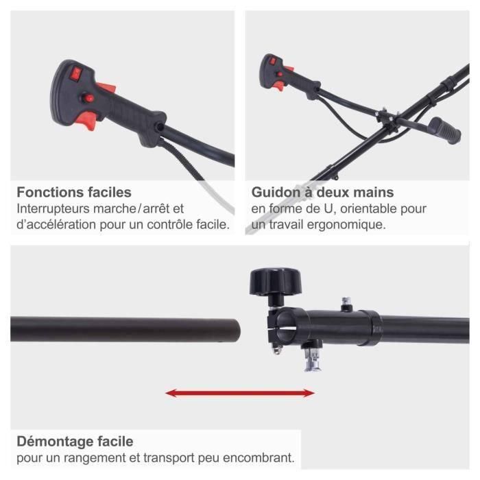 Scheppach SCH4046664228219 Desbrozadora PBC520 de 52 cc 1