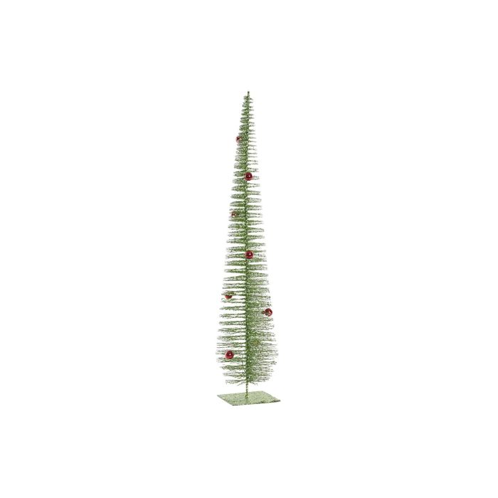 DKD Home Decor Árbol de Navidad Artificial Tradicional – Verde y Rojo de Poliéster, 71 cm Alto y 14x14 cm de Base 0 DKD Home Decor Árbol de Navidad Artificial Tradicional – Verde y Rojo de Poliéster, 71 cm Alto y 14x14 cm de Base 0