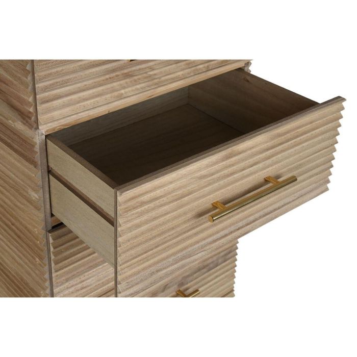 Cómoda DKD Home Decor Dorado Marrón claro Madera Madera de Paulonia Madera MDF Scandi 45 x 40 x 100 cm 42 x 40 x 100 cm 4 Cómoda DKD Home Decor Dorado Marrón claro Madera Madera de Paulonia Madera MDF Scandi 45 x 40 x 100 cm 42 x 40 x 100 cm 4