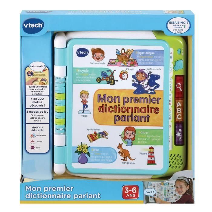 VTech Mi Primer Diccionario Parlante Interactivo, Más de 200 Palabras y 26 Letras para Niños de 3 a 6 Años 5 VTech Mi Primer Diccionario Parlante Interactivo, Más de 200 Palabras y 26 Letras para Niños de 3 a 6 Años 5