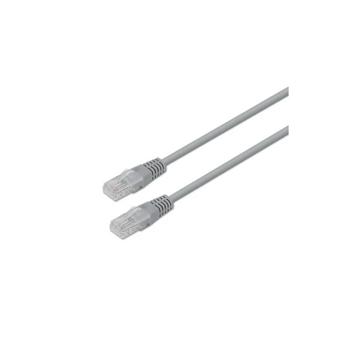 AISENS - CABLE DE RED LATIGUILLO RJ45 CAT.5E UTP AWG24, GRIS, 10M