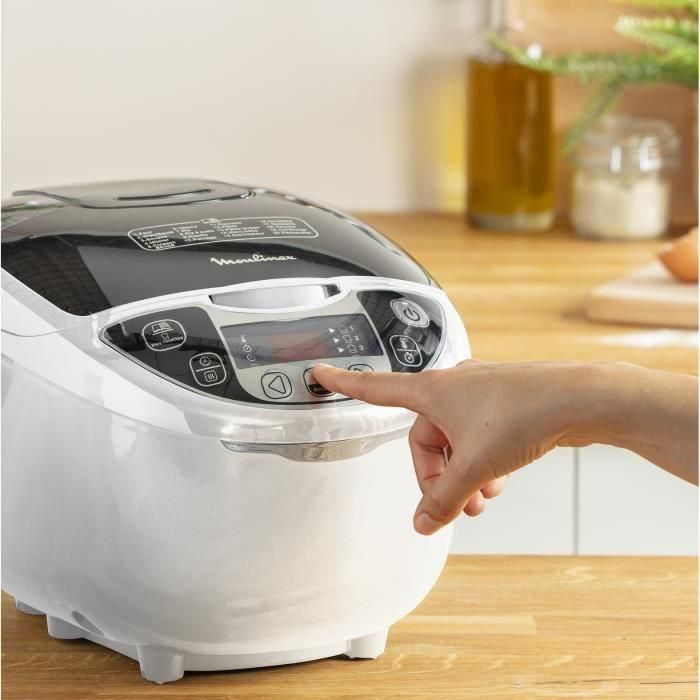 MOULINEX MK708E10 Multicooker eléctrico 25 en 1 - 750W - Blanco / Gris 1 MOULINEX MK708E10 Multicooker eléctrico 25 en 1 - 750W - Blanco / Gris 1