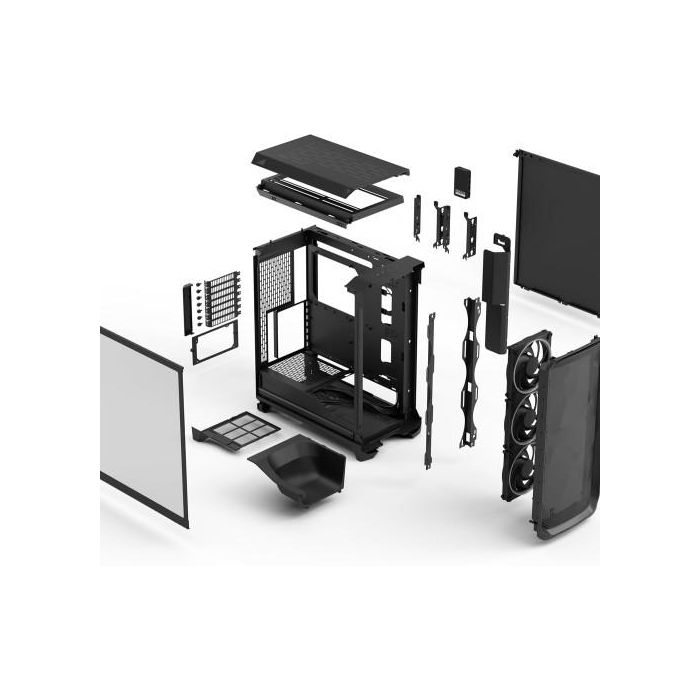 Fractal Design Caja Media Torre Meshify 3 Ambience Pro RGB Black TG Light Tint FD-C-MES3A-03 1 Fractal Design Caja Media Torre Meshify 3 Ambience Pro RGB Black TG Light Tint FD-C-MES3A-03 1
