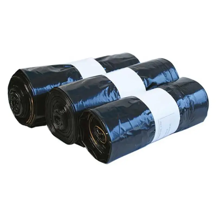 Covetrus Saco Lixo Preto 50 Lt, LDPE, 20 Rollos de 20 Bolsas, con Cordón de Cierre
