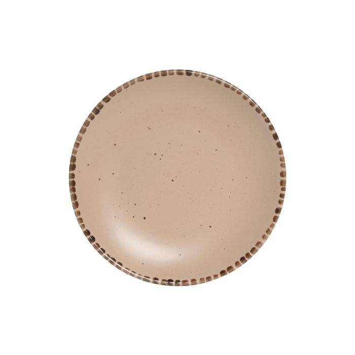 Plato Scandi DKD Home Decor Marron 20 x 2.5 x 20 cm (6 Unidades) 0 Plato Scandi DKD Home Decor Marron 20 x 2.5 x 20 cm (6 Unidades) 0