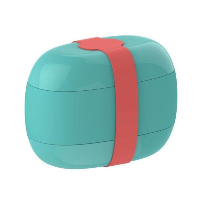 Alessi SA02 Laz Food À Porter Fiambrera de Resina, Verde 2 Alessi SA02 Laz Food À Porter Fiambrera de Resina, Verde 2