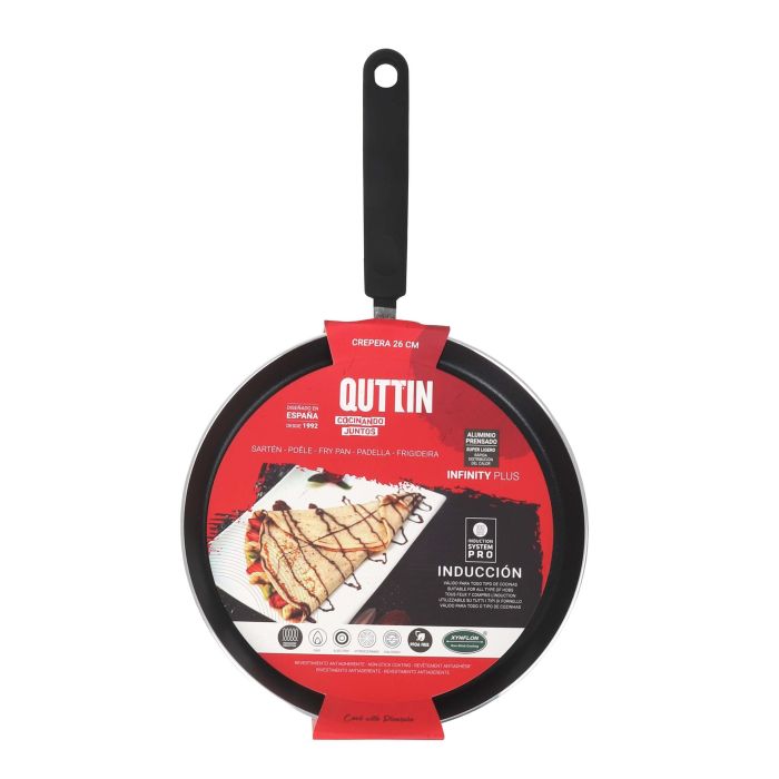 Sartén Crepera Infinity Plus Quttin 26 cm (6 Unidades) 1