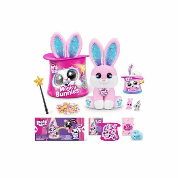 Zuru Pets Alive Conejitos Mágicos Juego Interactivo 1729874304262 con 20 Sorpresas y Efectos de Luz