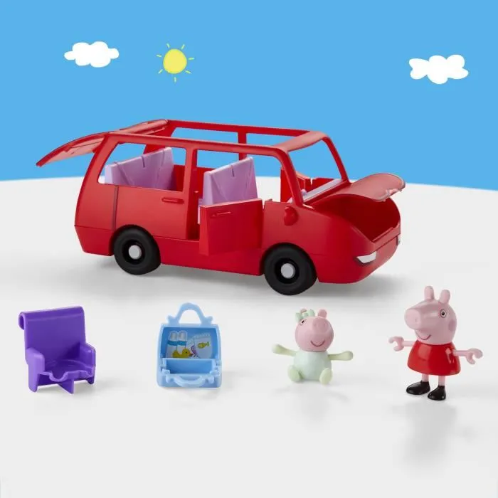 Hasbro Peppa Pig El Gran Coche Familiar HASG05415L0 Set con Vehículo y 2 Figuras para Niños de 3 Años en Adelante Hasbro Peppa Pig El Gran Coche Familiar HASG05415L0 Set con Vehículo y 2 Figuras para Niños de 3 Años en Adelante