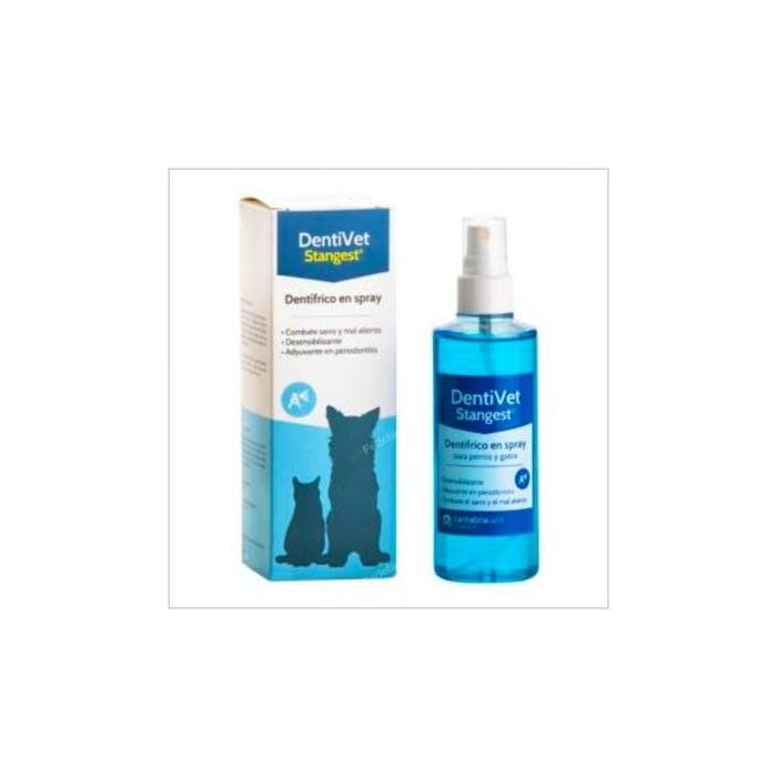 Stangest Dentivet Proteccion Total - Spray dental para cuidado integral de dientes y encías, 125 mL