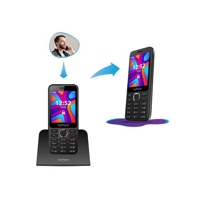 Telefono Movil Myphone S1 Black 2.8 Pulgadas 7 Telefono Movil Myphone S1 Black 2.8 Pulgadas 7