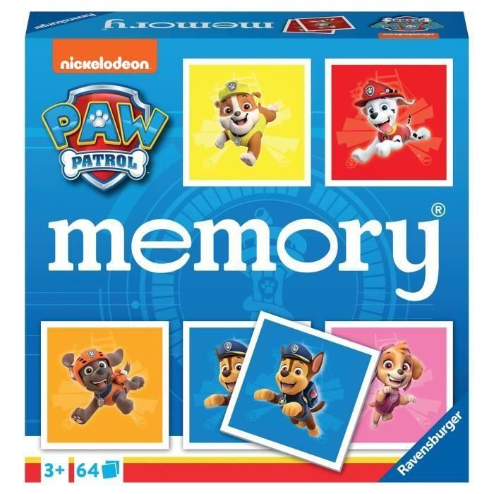 Ravensburger Juego Memory Paw Patrol 64 Cartas